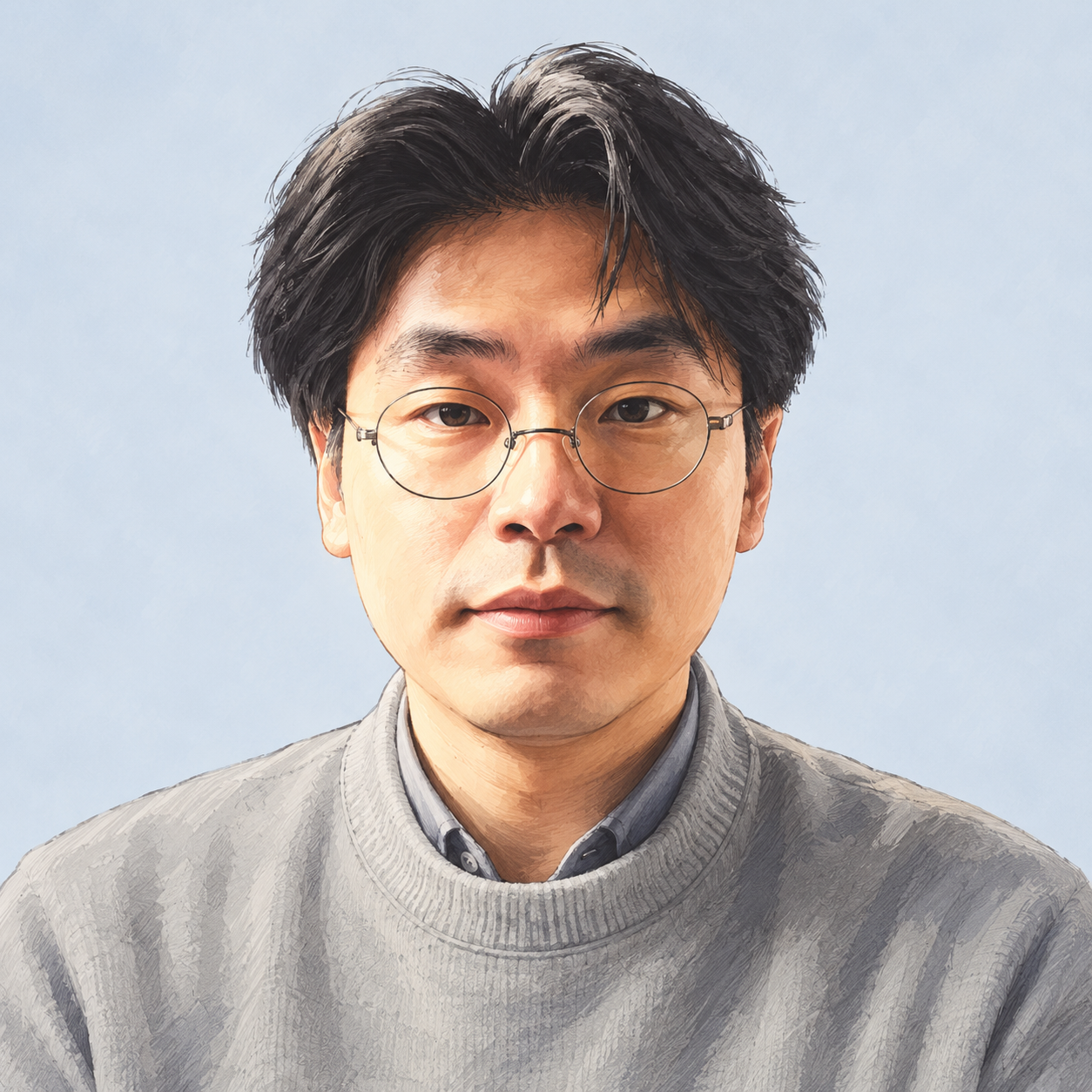 안동현 캐리커처
